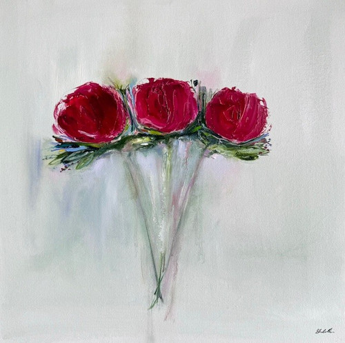 Scarlet Trio by Samantha McCubbin SOLD