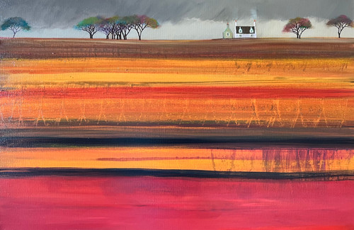 Overlooking Fields of Autumn - Erraid Gaskell