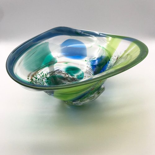 Small Blue & Green Seaform - Jane Charles