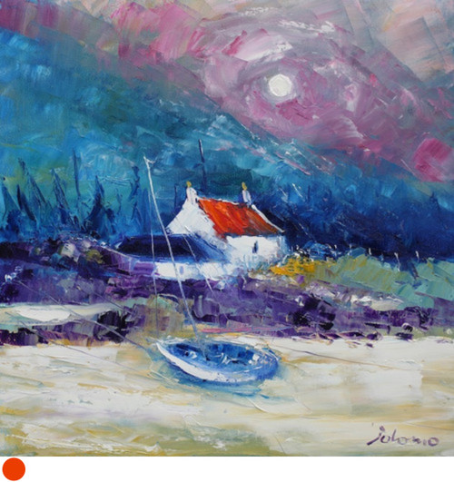 A Misty Moonlight, Portuairk by Jolomo SOLD