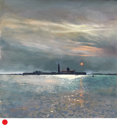 Lagoon at Dusk - Venice by Margaret Evans SOLD
