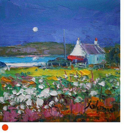 Summer Moon Isle of Gigha  by Jolomo SOLD