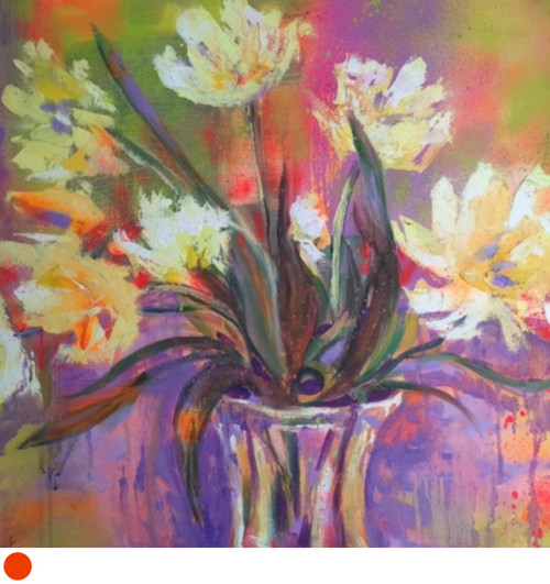 Tulip Doubles by Jane Birrell SOLD