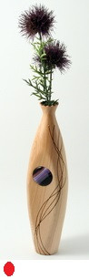 Ash Sleeper Vase by Harmonies In Wood SOLD