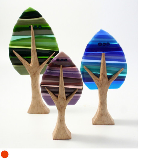 Sycamore Large Arbor Sculpture in Green by  Harmonies In Wood SOLD