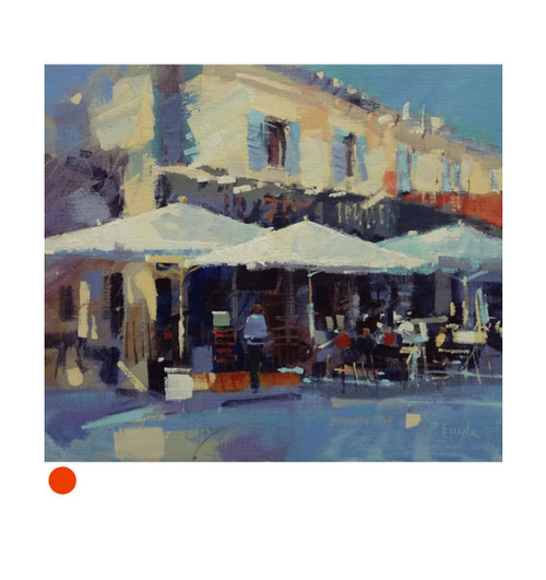 Cafe Parasols by Peter Foyle SOLD