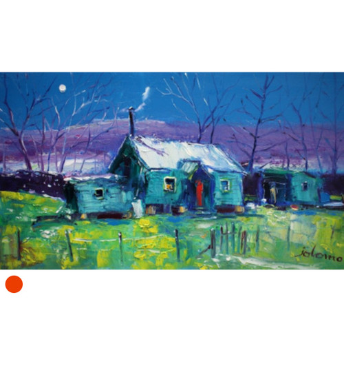 A Winter Gloaming Carbeth by Jolomo SOLD