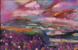 Sea Pinks Sunrise by Jane Birrell