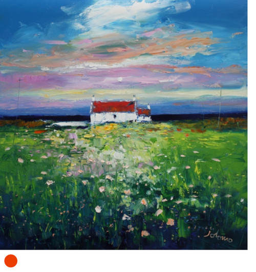 Eveninglight on a Wild Field of Tiree by Jolomo SOLD