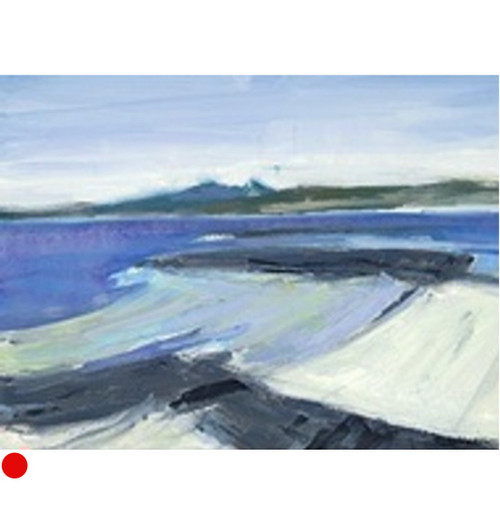 View to Rum from Sanna Bay by Pete Morrison SOLD