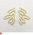 Enkindle Brass Earrings 005 by Iona Lundie SOLD