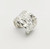 Char Silver Ring R/20 by Iona Lundie SOLD