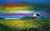 Dawnlight Field  Of Wild Flowers Gigha by Jolomo SOLD