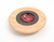 Ash Bowl with Fused Glass Insert in Red by Harmonies in Wood