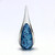 Small Spotty Blue & Purple Droplet by Elin Isaksson SOLD