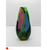 Large Brushstroke Vase in pink, blue and green by Jane Charles SOLD