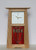 Oak Clock 17 with  Leaded Glass Panel by Archie McDonald SOLD