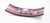 Fused Glass Lunar Candle Dish in Purple by Harmonies in Wood SOLD