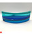 Fused Glass Small Horizon Abstract Landscape Panel in Blue by Harmonies in Wood SOLD