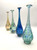 Urchin Vase in Yellow , Pink and Blue by Jane Charles SOLD