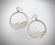 Enkindle Collection Silver Hoop Earrings by Iona Lundie