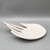 Soft White Sculpture with Polished Finish by Monika Krajewska, Maison Fragile