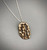 Char Collection Polished Bronze Small Rounded Pendant Necklace by Iona Lundie SOLD