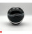 Ripple Vase in Opaque Black with White by Elin Isaksson SOLD