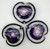 Purple Hyacinth Heart by Elin Isaksson SOLD