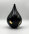 Small Dew Drop in Black with Gold Leaf by Elin Isaksson SOLD