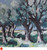Dusk in Le Gers by Lex McFadyen SOLD