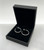 Notches Small Hoop Earrings in Sterling Silver by Iona Hall SOLD