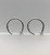 Notches Small Hoop Earrings in Sterling Silver by Iona Hall SOLD