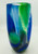 Large Spotty Vase in Blue and Green by Jane Charles SOLD