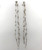 Machair Collection Long Three-Strand Earrings with White Pearl by Iona Hall