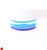 Small Horizon Panel of Abstract Landscape Made with Blue Fused Glass by Harmonies in Wood SOLD