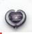 Hyacinth Glass Heart by Elin Iskasson SOLD