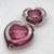 Red Ruby Glass Heart by Elin Iskasson SOLD