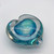 Turquoise Glass Heart by Elin Iskasson SOLD