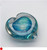 Turquoise Glass Heart by Elin Iskasson SOLD