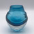 Turquoise Blue Glass Liquid Ice Candle Holder by Elin Isaksson SOLD