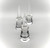 Notches Silver Ring, Size S by Iona Hall