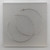 Flat Notches Large Hoop Earrings in Silver by Iona Hall SOLD