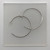 Notches Medium Hoop Earrings in Silver by Iona Hall SOLD