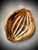'Walnut Shell' Carved Burr Elm Dish by Kenny Woods SOLD