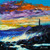 Ardnamurchan Light Looking to the Small Isles by Jolomo SOLD