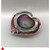 Multi-Coloured Glass Heart by Elin Isaksson SOLD