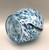 Snow Candle Holder in White and Blue by  Elin Isaksson