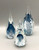 Small Glass Droplet in Blue & White by Elin Isaksson SOLD
