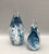 Large Glass Droplet in Blue & White by Elin Isaksson